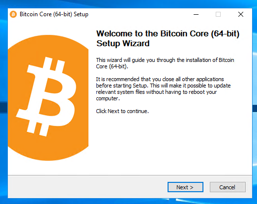 Full cryptocurrency node and tutorial on how to install Bitcoin Core on Windows